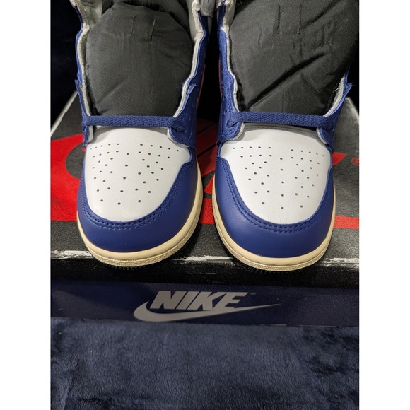 Nike Air Jordan 1 High OG Rare Air Deep Royal Blue 7Y / Women's 8.5 FD1437-100 - Picture 7 of 16